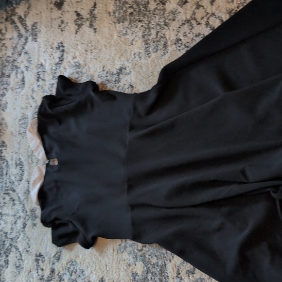 Wednesday Addams Hot topic dress large like new black coquette goth academia - Picture 5 of 5